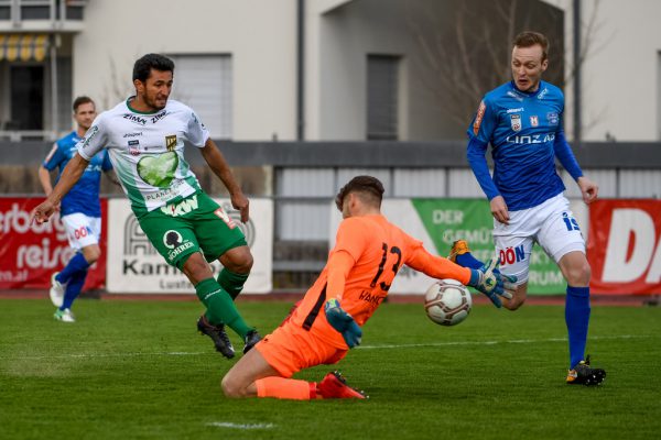 Ronivaldo erzielte den einzigen Treffer der Partie. GEPA/Lerch