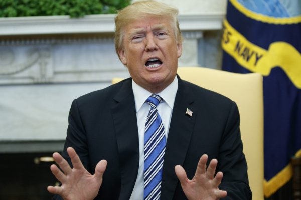 US-Präsident Donald Trump bleibt hart. AP
