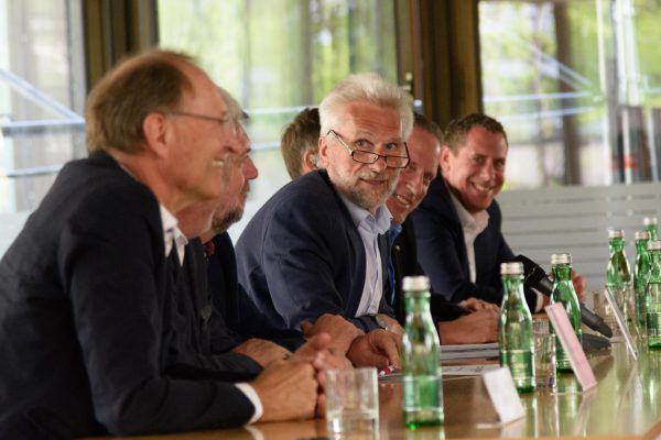 Christoph Metzler, Werner Posch, Willy Oss, Hubert Hämmerle und Bernhard Heinzle (v.l.). Dietmar Stiplovsek (2)