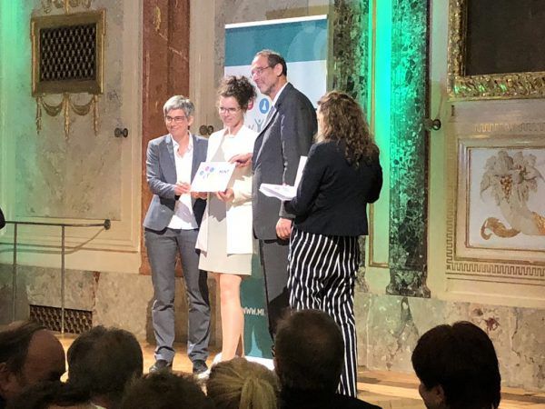 Das Gütesiegel wurde in Wien übergeben. PH Vorarlberg