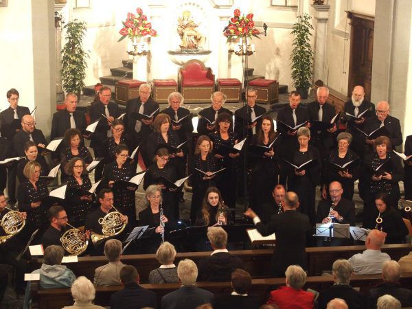 Der Kammerchor Feldkirch beim Konzert.  Veranstalter