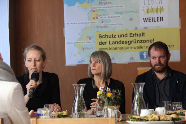 Kerstin Riedmann, Gerlind Weber und Simon Vetter. Dietmar Stiplovsek, Lebensraum weiler