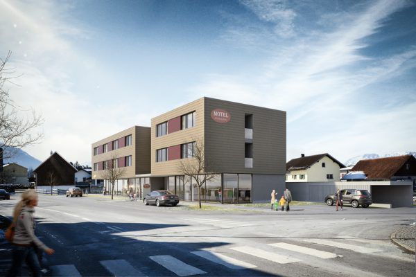So soll das geplante Motel schließlich aussehen. Keckeis