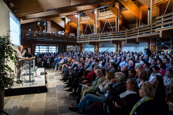 Zahlreich erschienenes Publikum beim Philosophicum 2017.