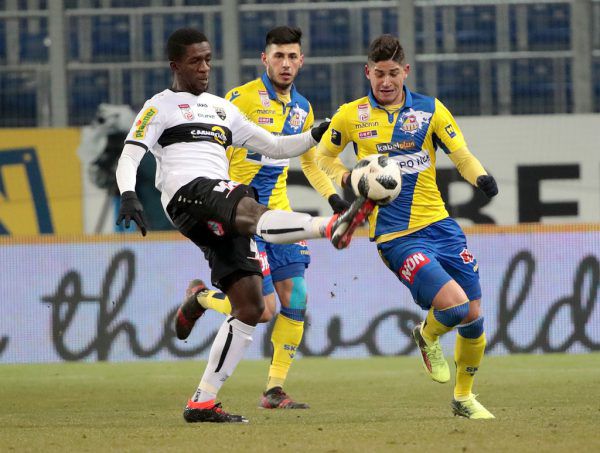 Samuel Oum Gouet erzielte beim Gastspiel in St. Pölten den Siegtreffer für die Altacher. GEPA