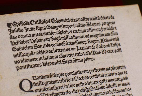 Der an den Vatikan retournierte Kolumbus-Brief. AP