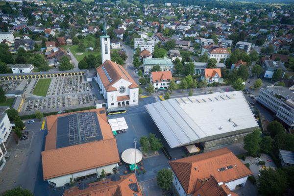 In Lustenau besteht weitgehend Einigkeit, dass das Ortszentrum attraktiver werden soll. Kl. Bild: Hans-Dieter Grabher.Hartinger (2)
