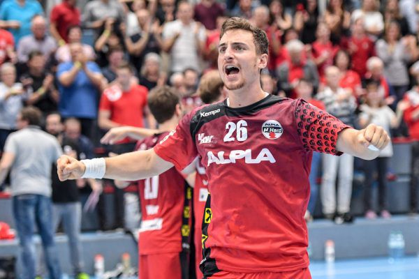 Lukas Herburger will heute im ÖHB-Trikot jubeln. Gepa/Lerch