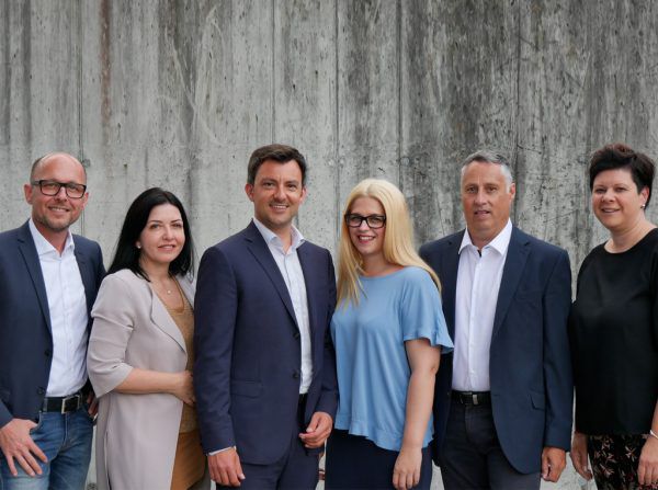 Das sechsköpfige Kernteam für die Landtagswahl.SPÖ, Hartinger, paulitsch