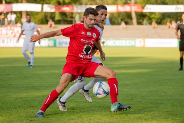 Der FC Dornbirn (in Rot) muss sich gegen Ligakonkurrenten Schwaz beweisen. Stiplovsek