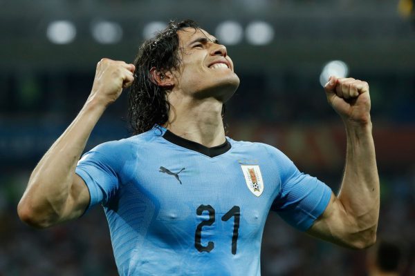 Edinson Cavani hat bisher in vier WM-Spiele drei Mal für Uruguay getroffen. AFP