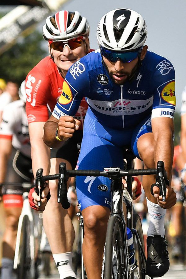 Gaviria vorne, Greipel hinten. APA