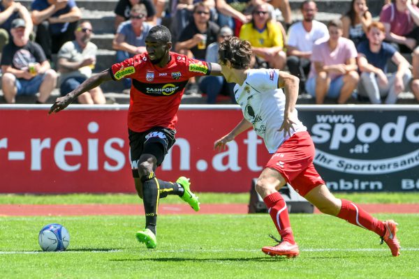 In der vergangenen Saison duellierten sich Altach und der FC Dornbirn in der ersten Cup-Runde. Heuer gibt es zum Auftakt kein Vorarlberger Derby. GEPA/Lerch