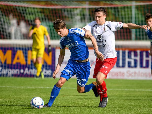 Lukas Fridrikas (r.) und seine Dornbirner kamen gegen Schwaz meist zu spät. Oliver Lerch