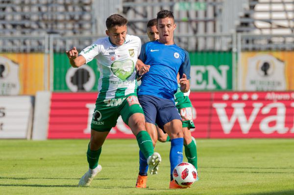 Marcel Canadi (l.) und Marco Krainz (oben) sind zwei der Austria-Schlüsselspieler. Stiplovsek (2)