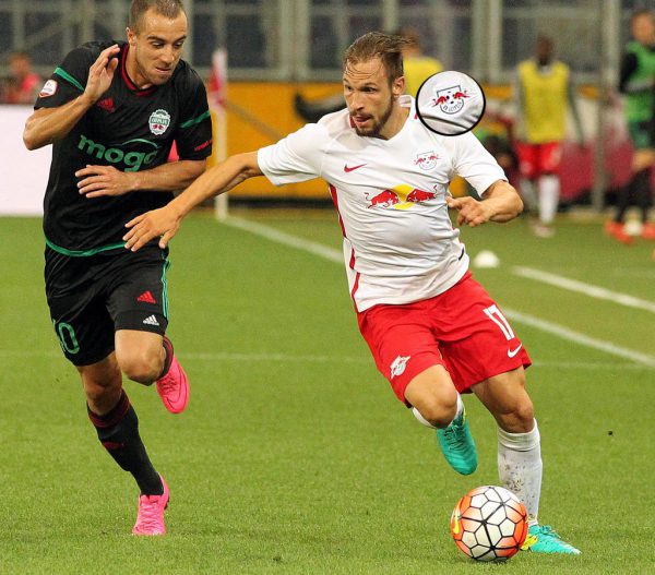 2016 spielte der Salzburger Andreas Ulmer in der Europa League versehentlich in einem Trikot mit dem Wappen von RB Leipzig. APA
