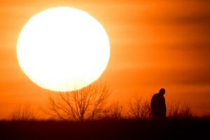 Unsere hitzige Begleiterin