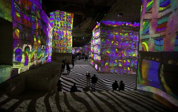 Beeindruckende Bilder aus den Carrieres de Lumieres. Reuters