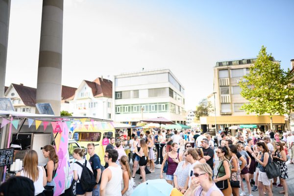 Bei sommerlichem Wetter fiel der Eisgenuss nicht schwer.Dornbirn Tourismus