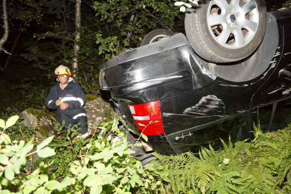 Das Auto kam von der Silvretta Hochalpenstraße ab.Mathis Fotografie