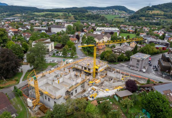 Das Frastanzer Ortszentrum wird belebt. Stiplovsek, Raiba/e-Werke