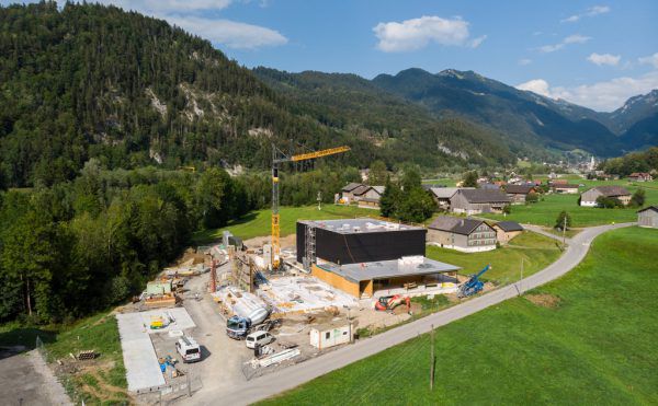 Der neue Firmensitz in Reuthe. Stiplovsek, Bischofberger