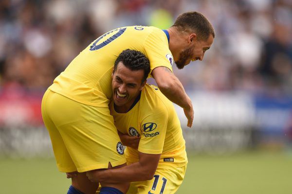 Hazard und Pedro lassen Chelsea jubeln. Reuters
