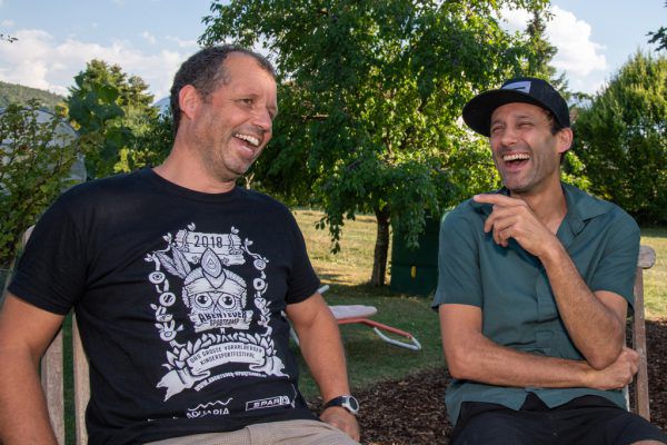 Wolfgang (l.) und Herwig Bauer verstehen sich prächtig.Oliver lerch