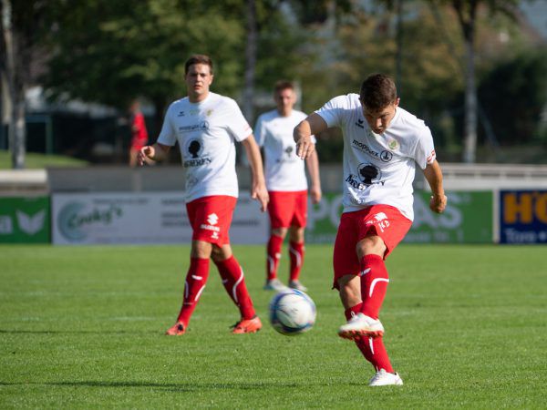Christoph Domig erzielte den dritten Treffer des FC Dornbirn.Oliver Lerch