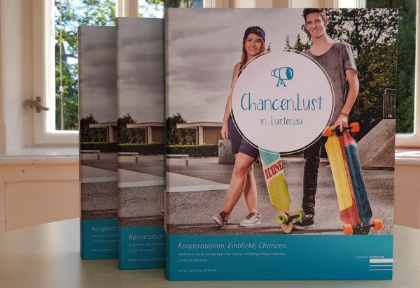 Die „Chancen.Lust“-Mappen sind nun erhältlich.  Lustenau Marketing