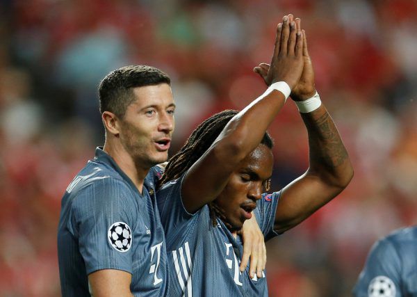 Die Torschützen Lewandowski (l.) und Sanches (r.). AP