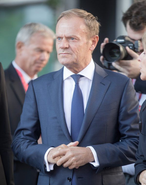 EU-Ratschef Donald Tusk in Salzburg. apa
