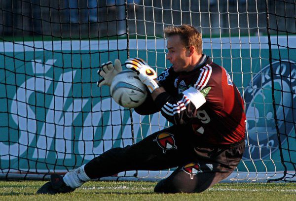 Goriupp 2003 bei einem Spiel des FC Kärnten in Bregenz. Archiv