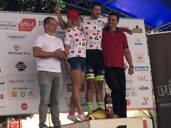 Steimle auf dem Podium. Privat