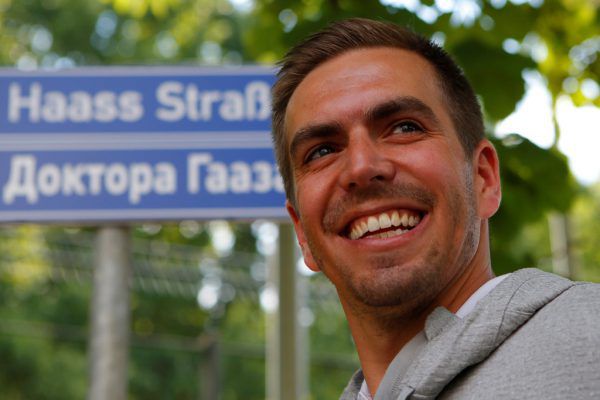 WM-Botschafter Philipp Lahm lacht. Reuters