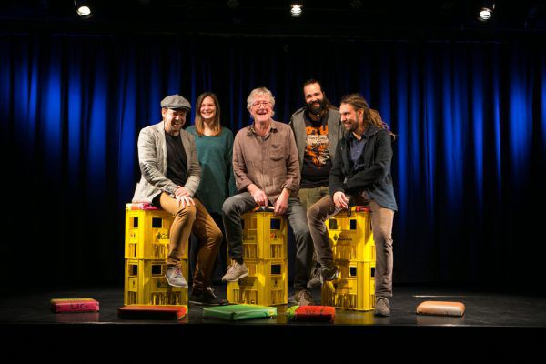 Das aktuelle Kammgarn-Team: Lucas Bitschnau, Angelina Kessler, Manfred Rendl, Stjepan Miskovic und Pete Ionian (v.l.). Klaus Hartinger
