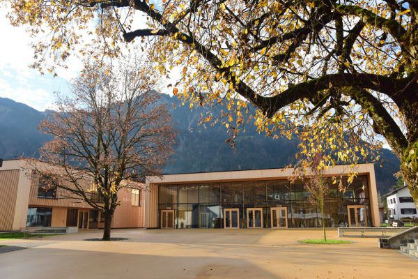 Die neuen Gemeindegebäude in Mellau. Werner Micheli