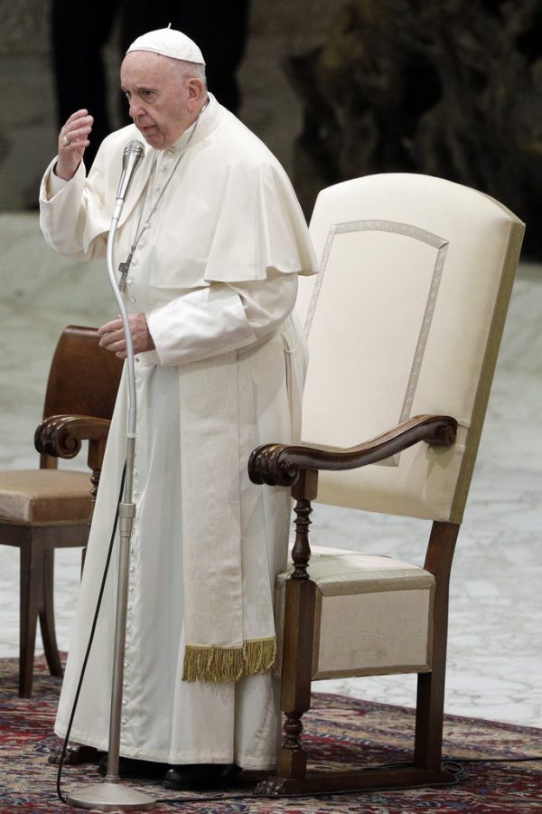 Kirchen sollten ihr Erbe bewahren, sagt der Papst. AP/Borgia