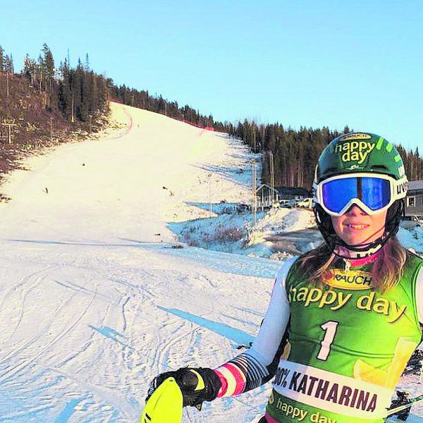 Liensberger dieser Tage beim Training in Schweden.  Privat