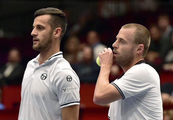 London Calling für Dominic Thiem (l.) und Oliver Marach (r.). APA (2)