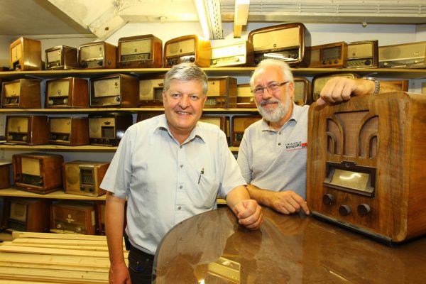 Manfred Morscher und Peter Schmid (v.l.). NEUE/Hofmeister