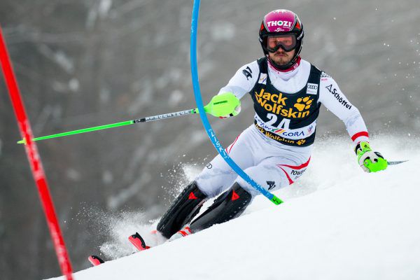 Marcel Hirscher (l.) weiß nicht, wo er steht. Christian Hirschbühl weiß dafür, dass er schnell ist. GEpa (2)