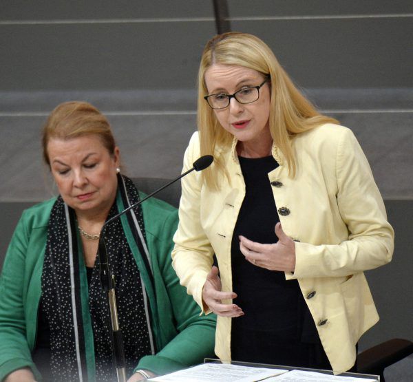 Schramböck steht zu neuem Gesetz.  Pfarrhofer