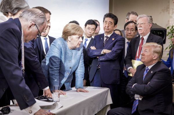 Trump sorgt im Rahmen des G7-Gipfels für einen historischen Eklat. AP