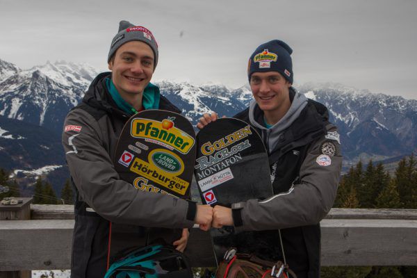Alessandro und Luca Hämmerle, hier auf einer Archivaufnahme aus dem Dezember, sind bereit für die WM in Solitude. Klaus Hartinger