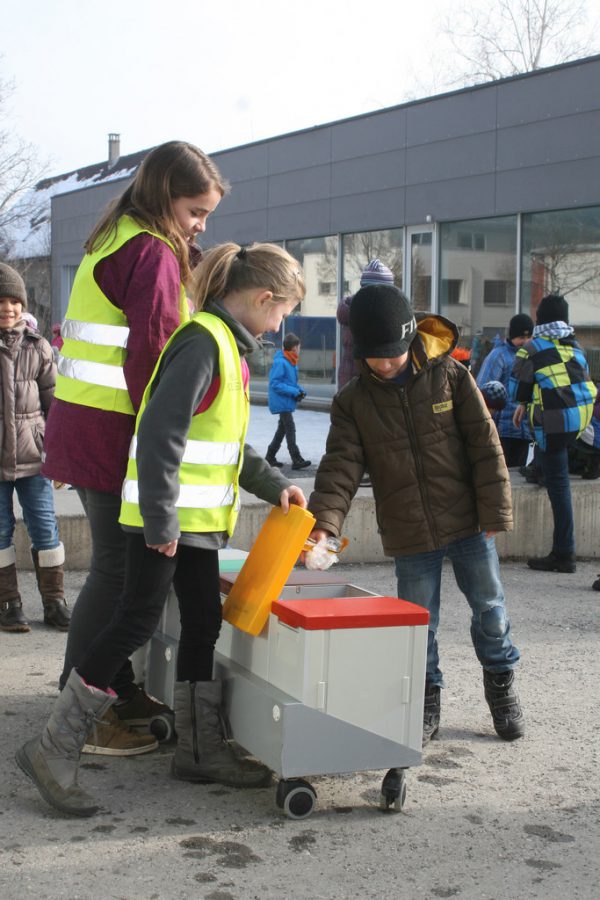 Auch die Kleinen trennen schon ihren Müll.  Stadt Bludenz