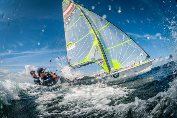 Benjamin Bildstein und David Hussl trotzten Wind und Wellen. Störkle