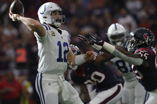 Duell der Quarterbacks. Die Indianapolis Colts mit Star Andrew Luck (links) treffen heute auf die Kansas City Chiefs um MVP-Kandidat Patrick Mahomes. APA