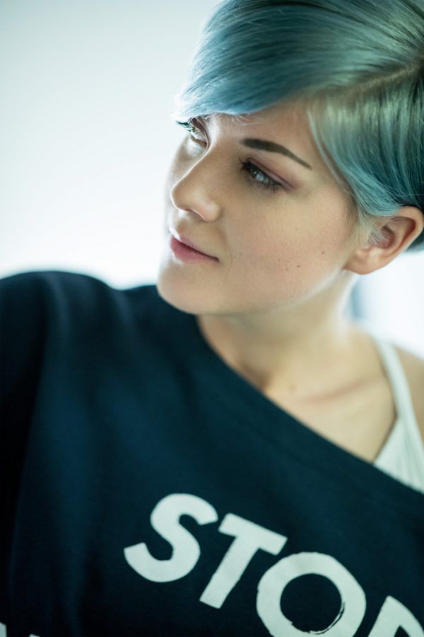 Paenda heißt eigentlich Gabi Horn. Sie wird heuer Österreich beim ESC vertreten.  APA/ORF (2)