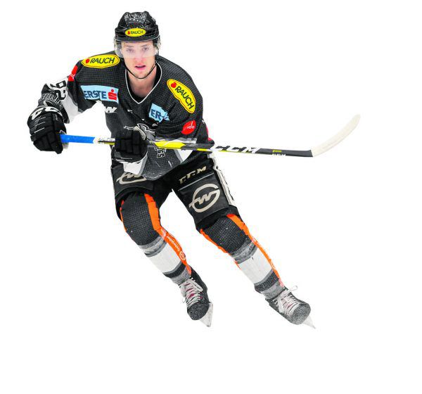 Stefan Häußle spielt eine starke Saison, hat sich vor allem in Unterzahl unverzichtbar gemacht. GEPA/Lerch